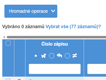 asset synchronizace hromadne operace