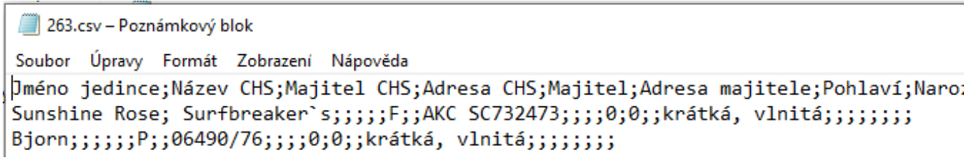 asset synchronizace ukazka CSV
